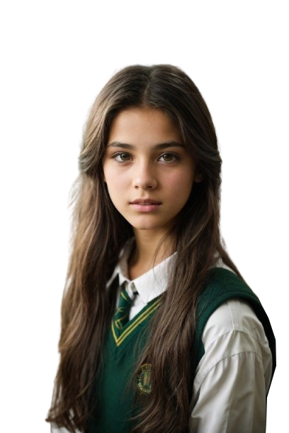 a school-girl